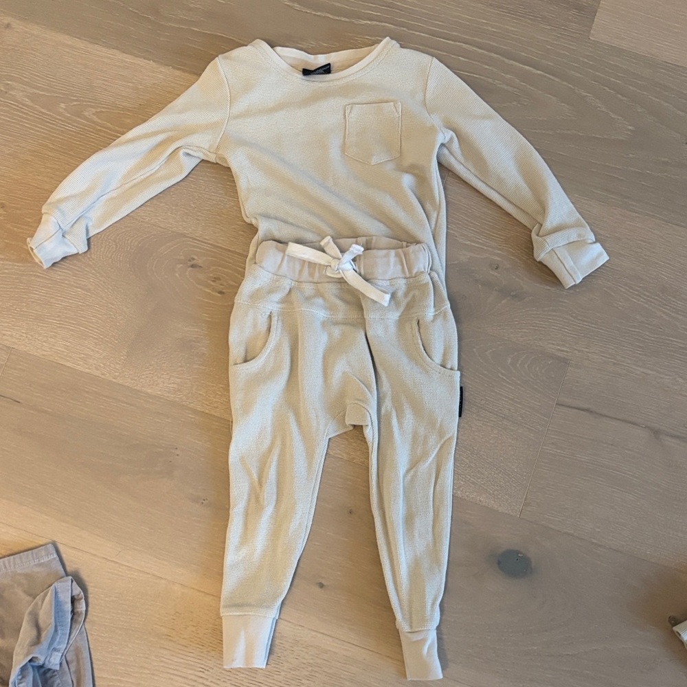 Little Bipsy Cream Jumpsuit for Kids